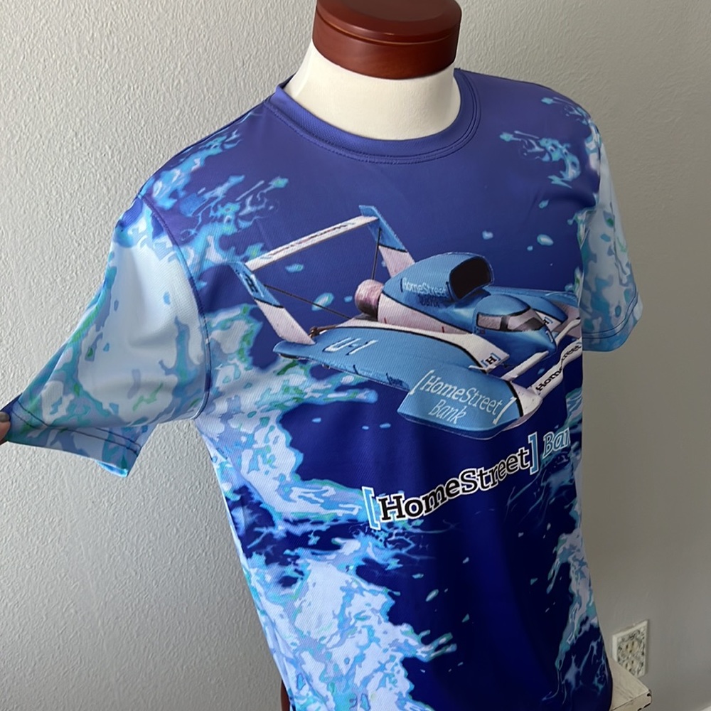 H1 Unlimited Hydroplane HomeStreet Bank Men’s Size Medium - Picture 2 of 7